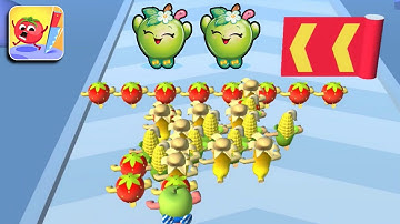 Fruit Rush Max Level - All Levels Gameplay (iOS & Android) Walkthrough Part 53