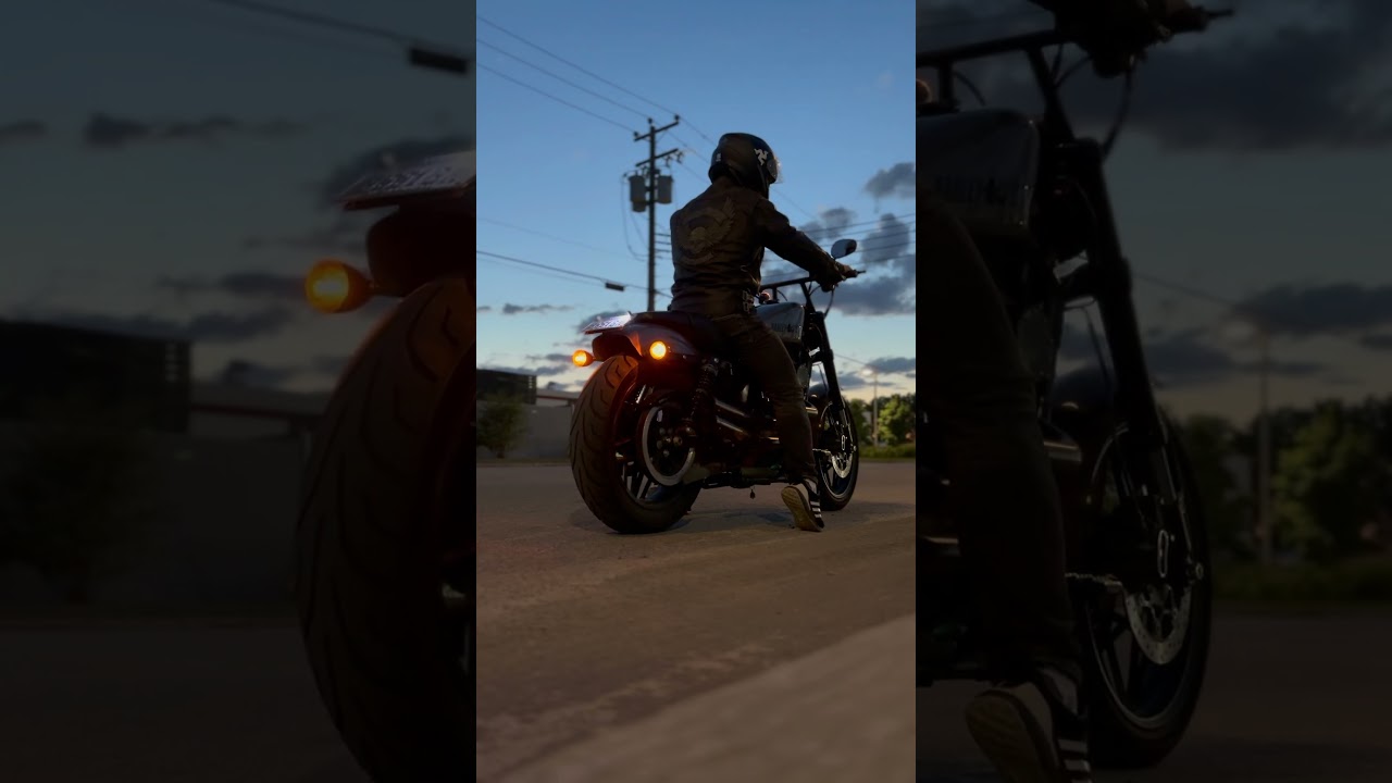 Harley Davidson Sportster Exhaust - Rinehart Fast Tracks 