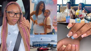 VLOG: BABY SHOWER, SHOPPING, NAIL SHOP \& MORE! (I can’t believe my mom said this)