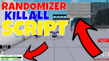 Roblox Randomizer v 0 1 5 d  Script GUI  - Kill All | Auto Kill