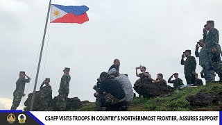 Csafp Visits Troops In Countrys Northernmost Frontier, Ures Support