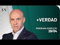 +VERDAD con Esteban Trebucq - PROGRAMA COMPLETO - 29/04/2026