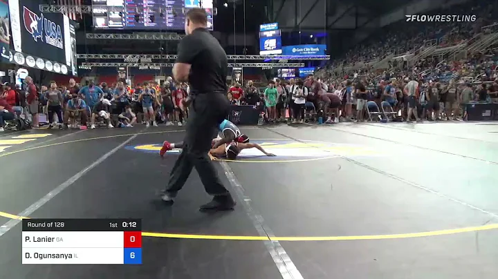 126 Lbs Round Of 128 - Paul Lanier, Georgia Vs Dav...