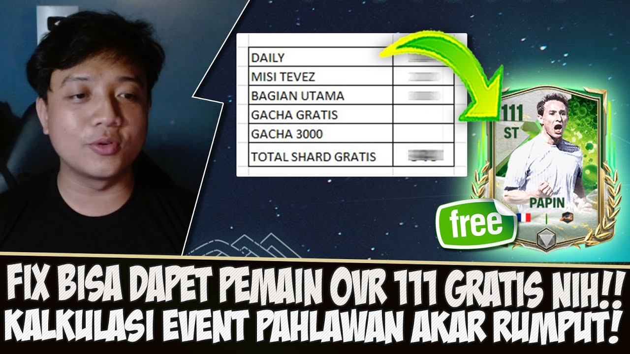 FIX BISA DAPET PEMAIN OVR 111 GRATIS!! KALKULASI EVENT PAHLAWAN AKAR RUMPUT EA SPORTS FC MOBILE