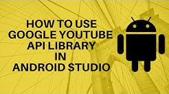 How to integrate Youtube API Library in Android Studio - Durasi: 25.23. 