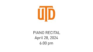 6PM Piano Recital: Advanced Piano Students