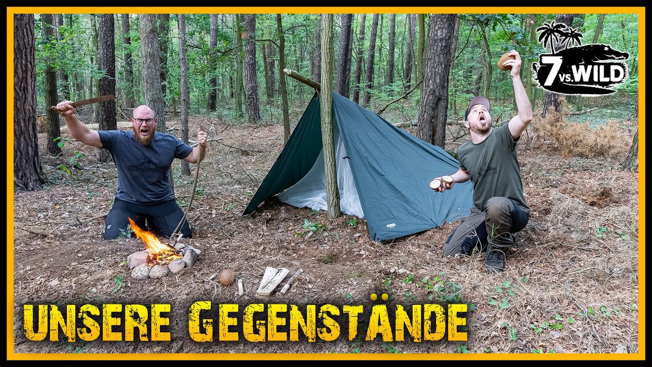 Unsere 3 Gegenstände - Was hätten wir mitgenommen? - 7 VS. WILD - Survival Bushcraft Deutschland