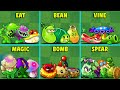 PvZ2 - 6 Best Plant Teams Power-Up! - Which Plants Team is Best ?