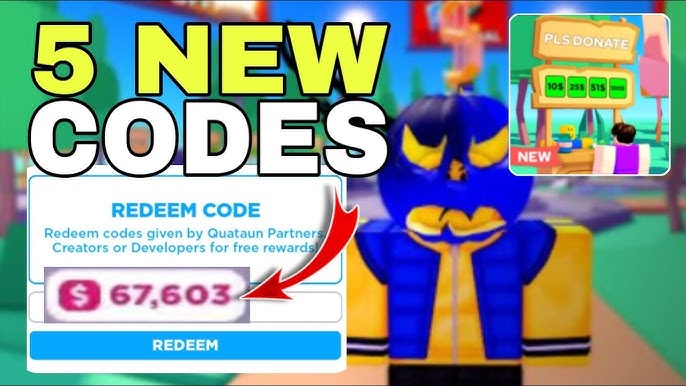 Roblox Pls Donate *NEW REDEEM CODES* Update 2023 