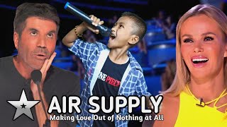 Britain's got talent 2023 Wow, this child's voice is very talented in singing the Air Supply song