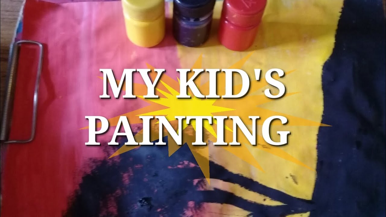 My Little Daughter Activity || Water Painting || The stitching adept