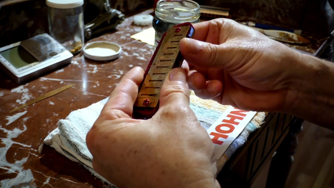 Tuto 4 Comment nettoyer son harmonica Hohner Golden melody ? YouTube