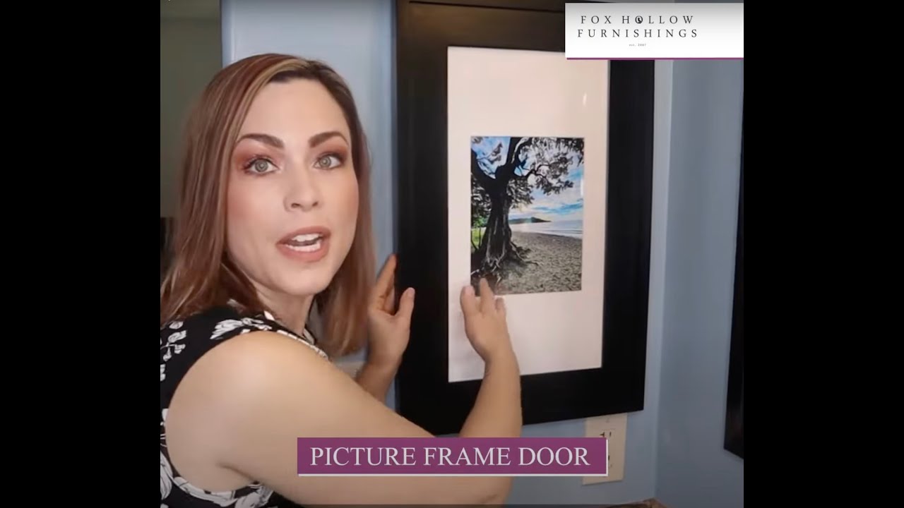 Remodel your small bathroom with a picture frame medicine cabinet