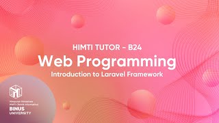 [HIMTI TUTOR] Web Programming - Introduction to Laravel Framework