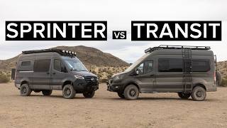 MERCEDES SPRINTER VS FORD TRANSIT | Off Road Test + Build Comparison
