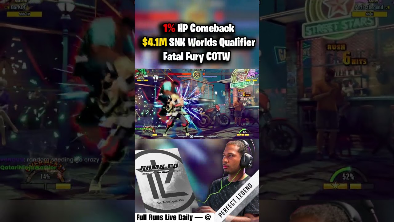 1% HP Comeback | Fatal Fury COTW — $4.1M SNK Worlds Qualifier