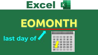 EOMONTH Function in Excel with Example