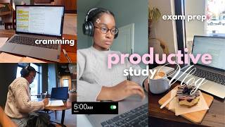 introvert diaries☕️🎧productive 72 hour study vlog, cramming & intense studying | realistic uni days