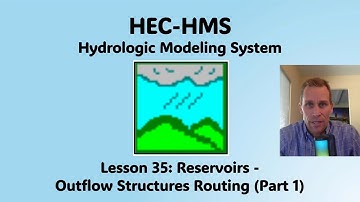 HEC HMS Lesson 35 - Reservoirs - Outflow Structures Routing (Part 1)