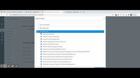 Importing Existing Content in Canvas