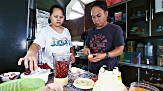 Tolong Isteri Masak Di Dapur Lauk Masak Simple Saja | Sambil Menjadi Cameraman