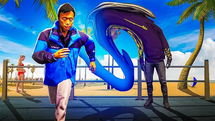 Shapeshifting Player Embarrassing Cops In GTA 5 RP