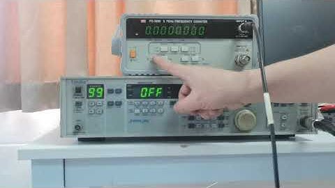 High frequency digital display frequency meter  FC 3000