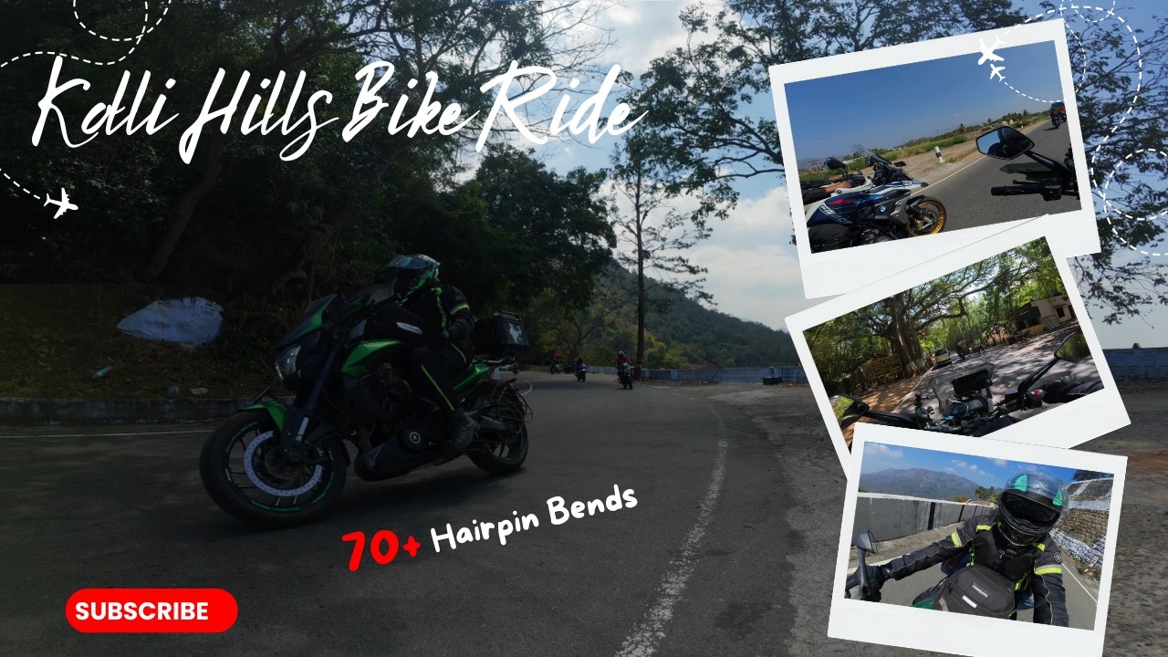 Kolli Hills Ride 70+ HairpinBends | BMW 1250GS Spotted #rider #bikeride #bmw #dominor400 #kollihills
