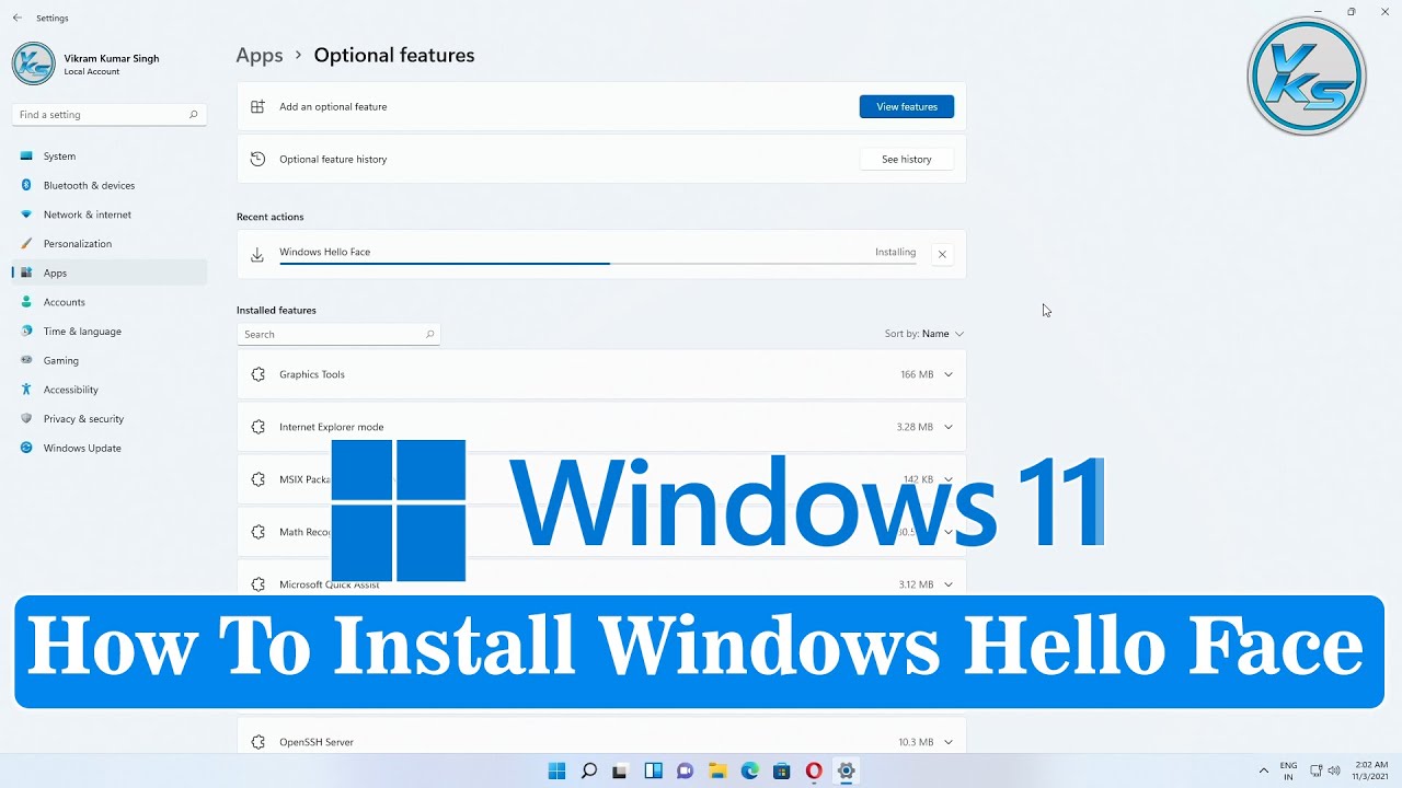 How To Install Windows Hello Face On Windows 11 YouTube