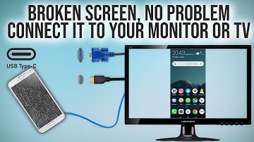 Use your broken phone again, USB C to HDMI and VGA Multiport