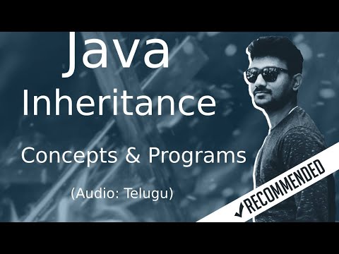 Java Inheritance concepts in Telugu | జావా (Java in Telugu)