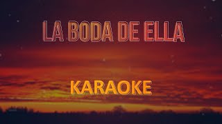 La boda de ella (Salsa) Bobby Valentín, Karaoke (Pista musical)