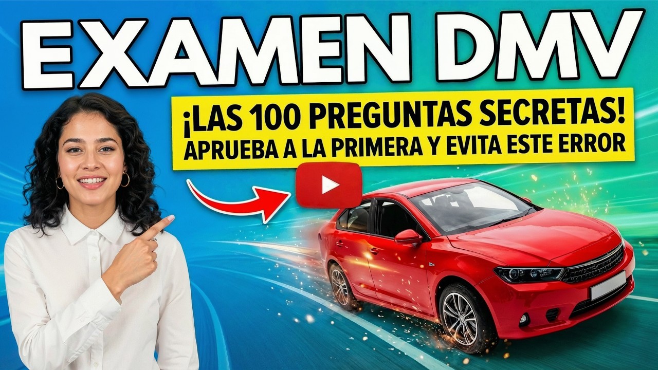 ¿Sabes estas 100 Preguntas del examen de manejo que la mayoría falla?