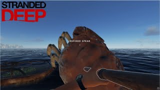 THATS A BIG CRAB!!!! Stranded Deep S1 Episode  8
