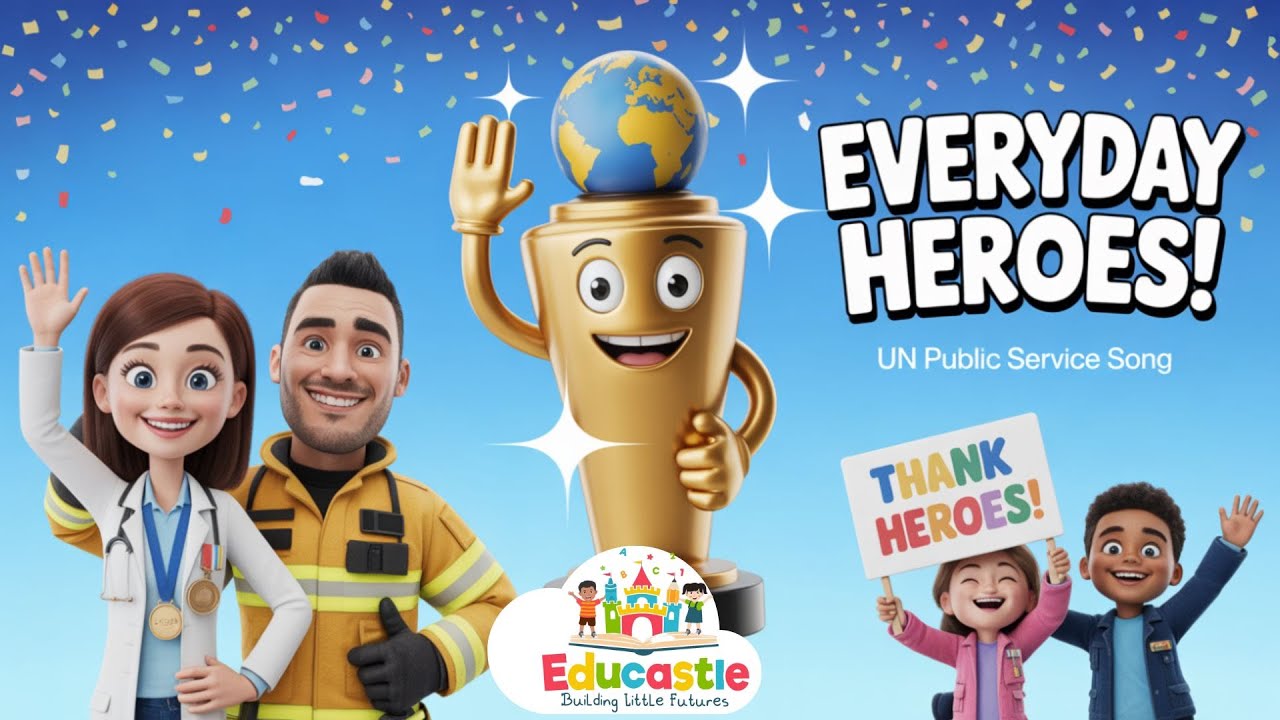 United Nations Public Service Day June 23rd | UNPSA 🎵Celebrating Everyday Heroes! Educastle