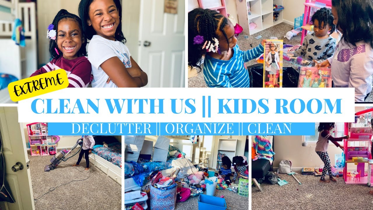 S1E7- EXTREME MESSY KIDS ROOM|| CLEAN WITH US|| UNFILTERED MOTHERHOOD