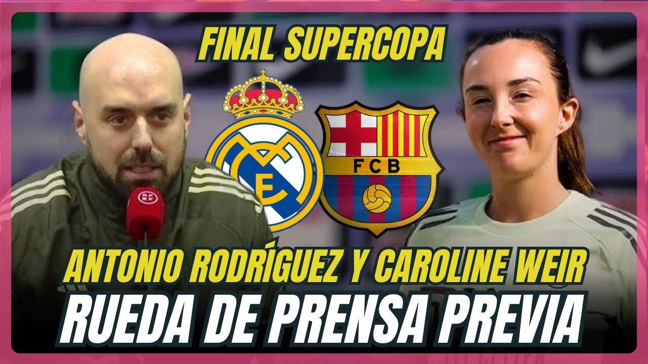 RUEDA DE PRENSA PREVIA A LA FINAL DE LA SUPERCOPA DE ESPAÑA DEL REAL ...