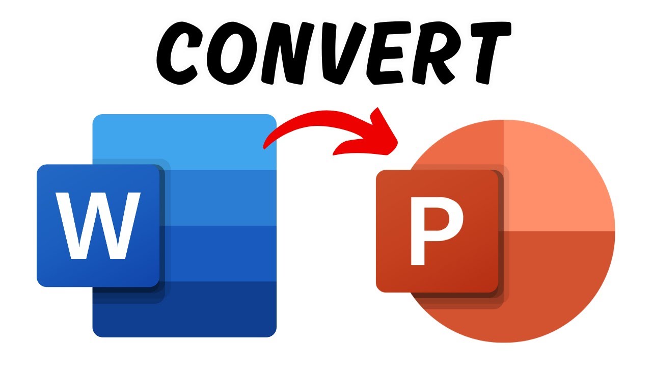 How to Convert Word Document Into PowerPoint - YouTube