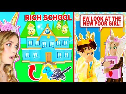 NEW RICH KIDS ONLY School in Adopt Me! (Roblox)