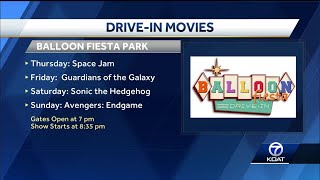 Drive-in movie theater coming to Balloon Fiesta Park