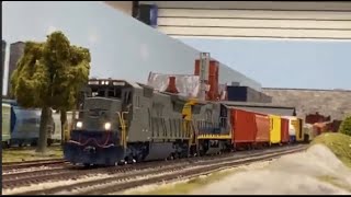1990’s Csx Mixed Freight w/ Dual C40-8’s