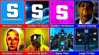 Nextbots Sandbox,Sandbox in Space,Sandbox Multiplayer,Nextbots in Backrooms,Hide in The Backrooms screenshot 5