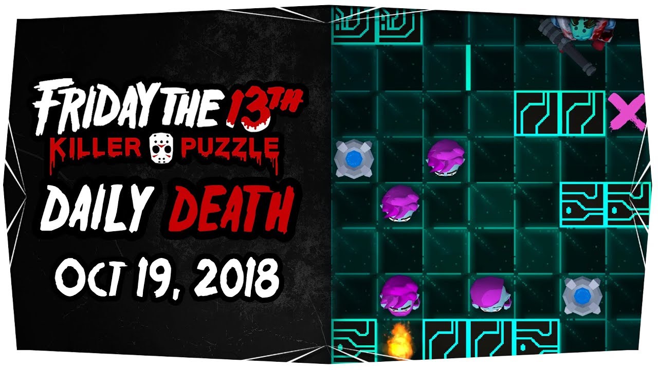 Friday the 13th: Killer Puzzle Daily Death Solution - October 19, 2018