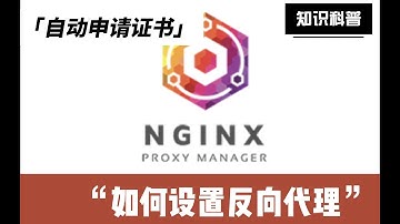 【4】如何设置反向代理 | 如何自动申请SSL证书 ，修复浏览器的不安全提示 | NPM |  nginx proxy manager