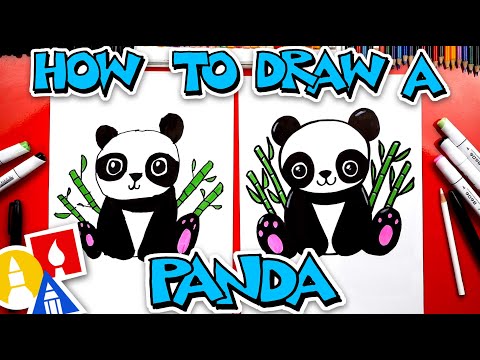 Video: How To Draw A Panda