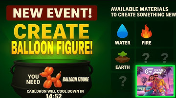 🔥 NEW EVENT! How to CREATE BALLOON FIGURE in the Birthday Event | Grand Mobile RP Life Simulator