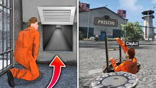 I Escaped PRISON From a VENT In GTA 5.. (Mods)