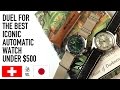 The Best Iconic Automatic Watch Under $500 Duel - Seiko "Alpinist" SARB017 Vs. Hamilton Khaki King