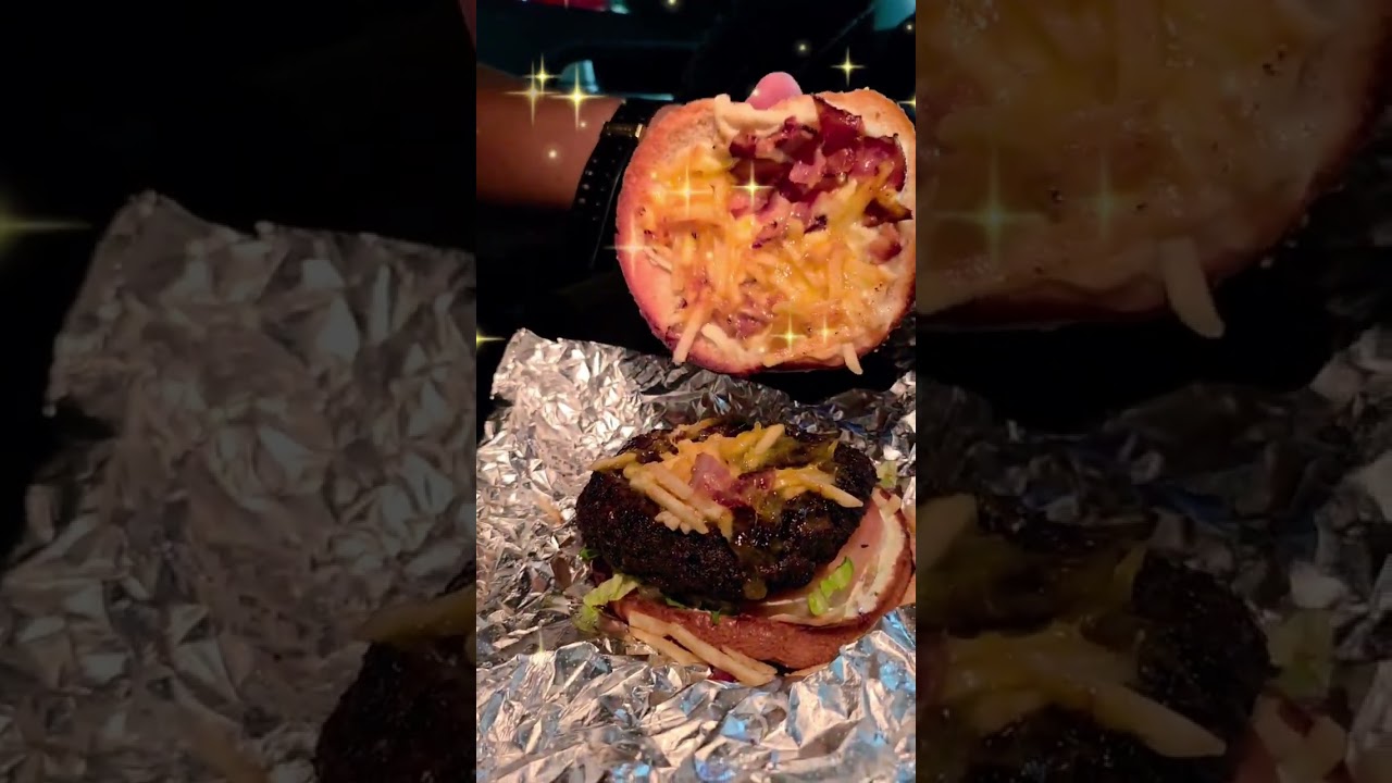 Probando tipos de comida de un food truck.salchipapa y burguer 