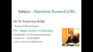 #Introduction to#Operation Research#OR#VTU#Lecture#Session 1 #Optimisation Techniques#OT#BE#MBA#MCA#